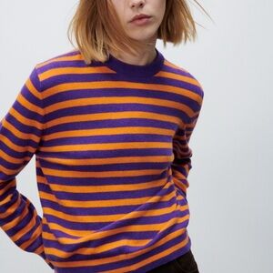 Zara Striped Sweater Size M